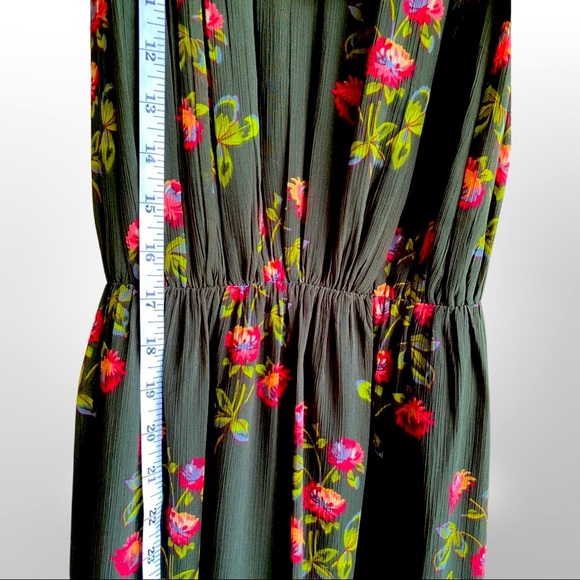 🦋HP!🦋J. Crew | Point Sur | High-Neck | Green Floral w/ Ruffle Dress | 4 | NWT - Picture 9 of 16